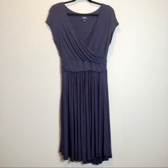 Anthro Maeve Eggplant Purple Dress - Picture 1 of 6